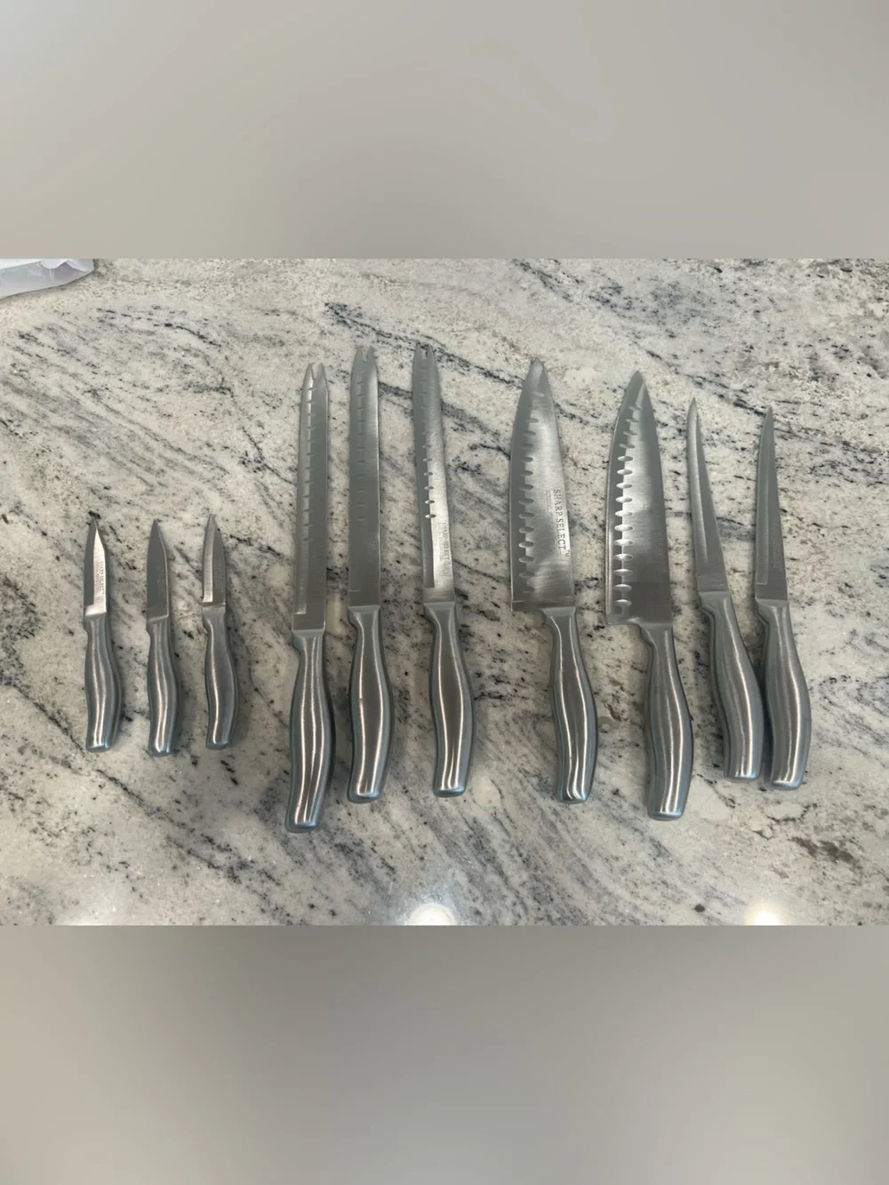 Sharp Select surgical Silver Stainless Steel Knife Set - 10 Piece